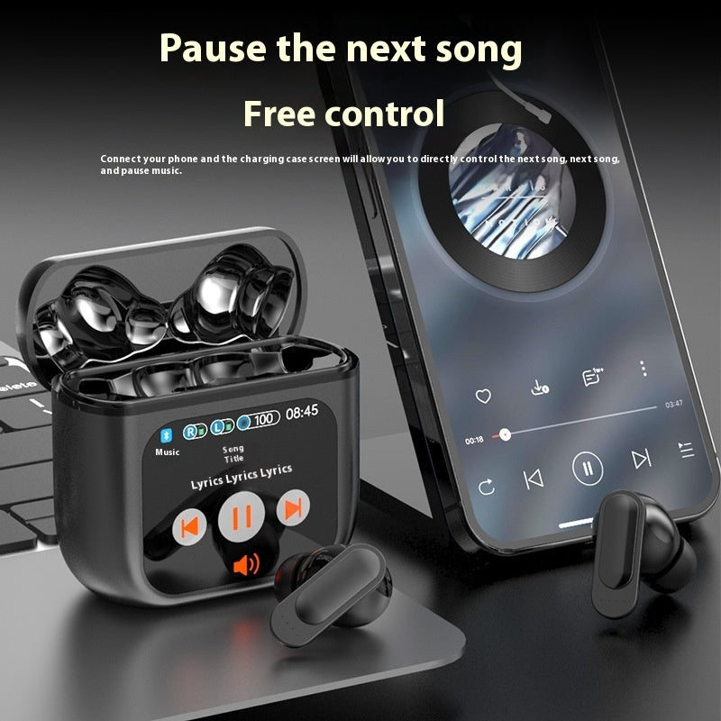 Auriculares Bluetooth Smart Touch con Pantalla HD
