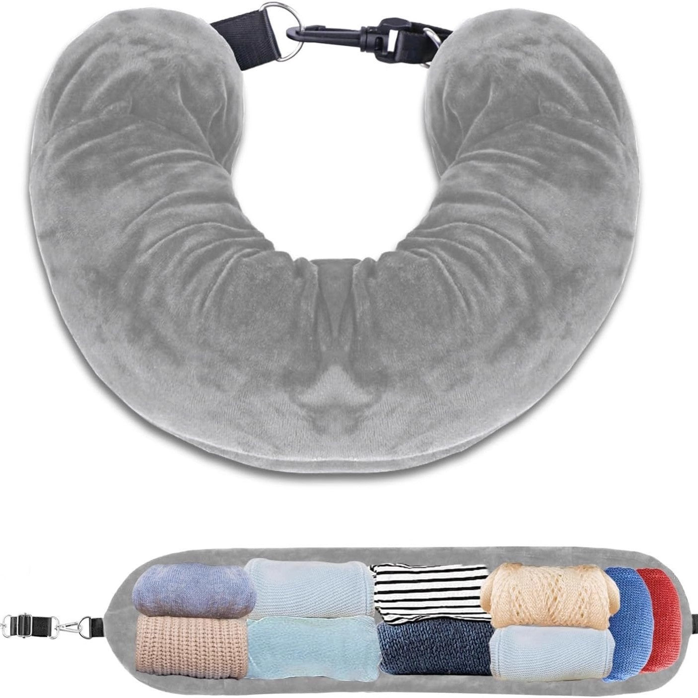 Almohada de Viaje Rellenable