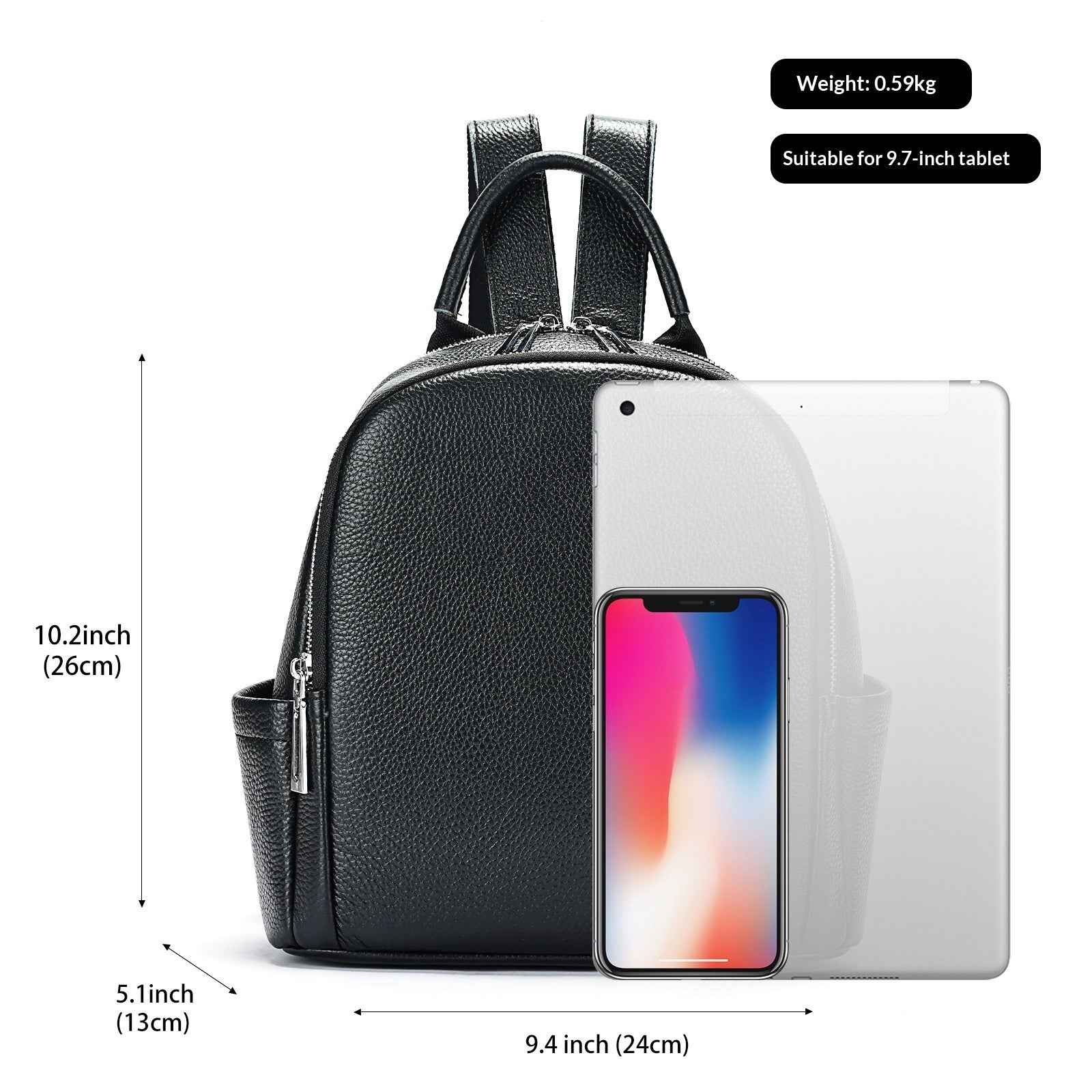 Mochila Urbana de Piel Genuina
