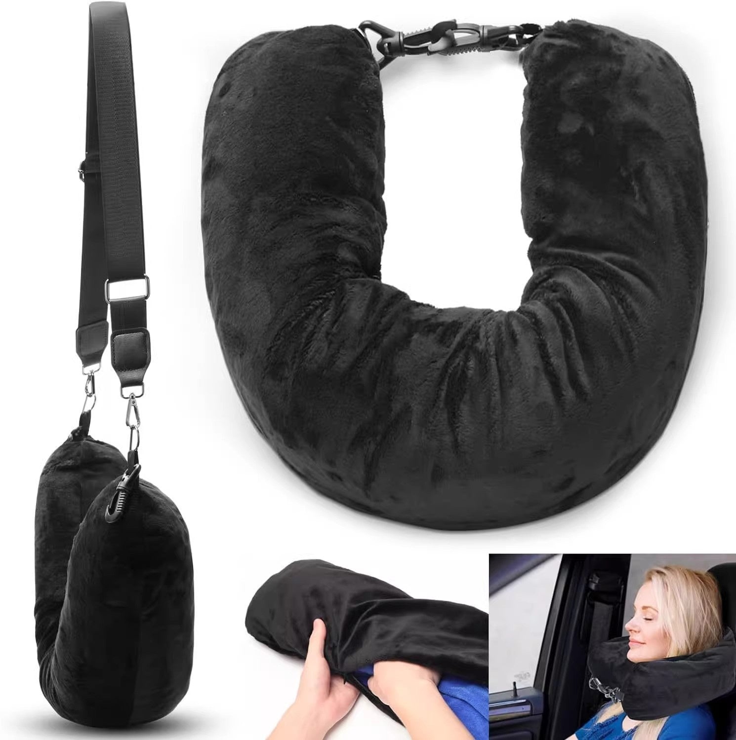 Almohada de Viaje Rellenable