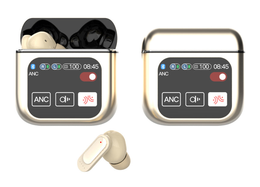 Auriculares Bluetooth Smart Touch con Pantalla HD