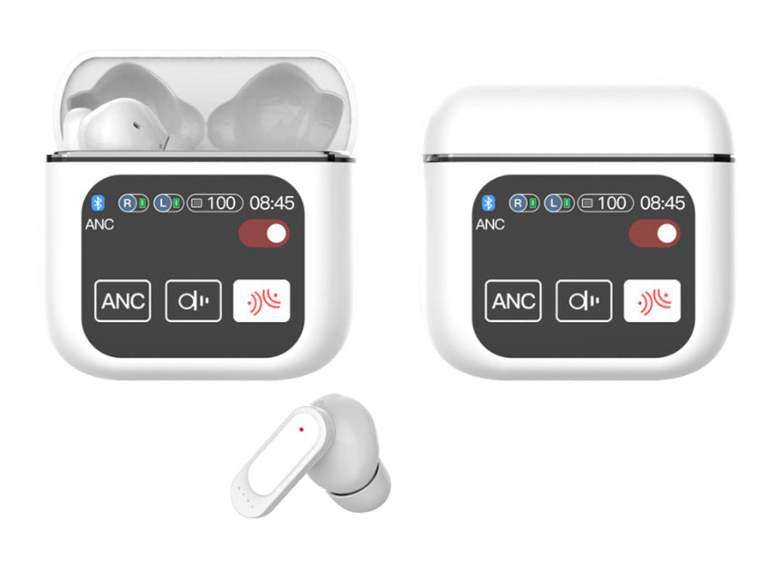 Auriculares Bluetooth Smart Touch con Pantalla HD