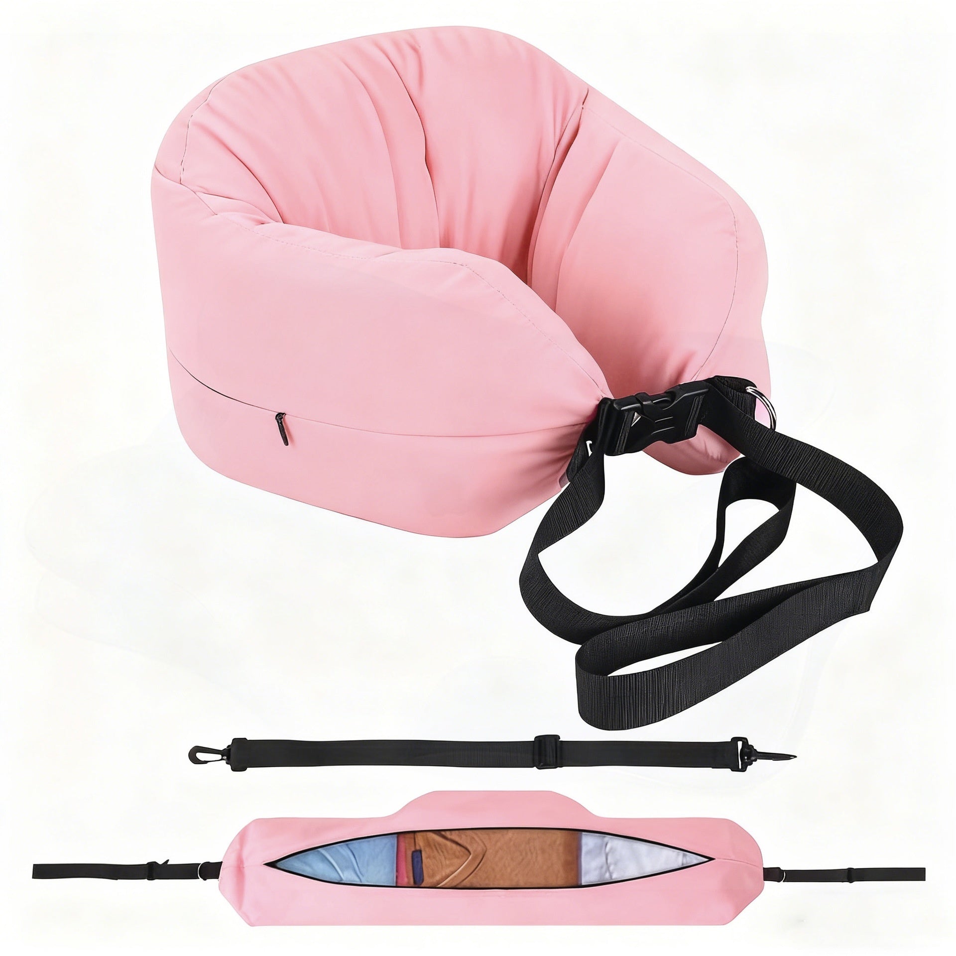 Almohada de Viaje Rellenable